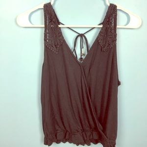 Dark gray XS tank top from American Eagle